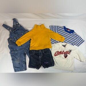 Vintage baby boy bundle 5 Pieces (see disc for size info)